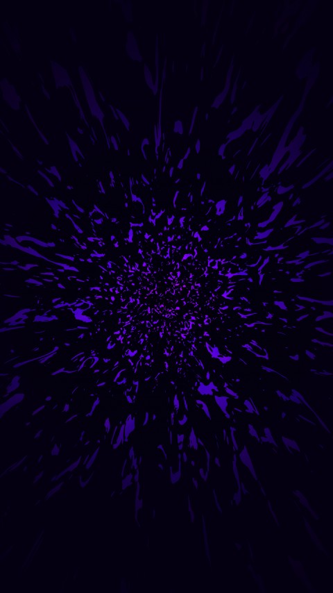 4k Dark Blue Water Burst Mobile Wallpaper
