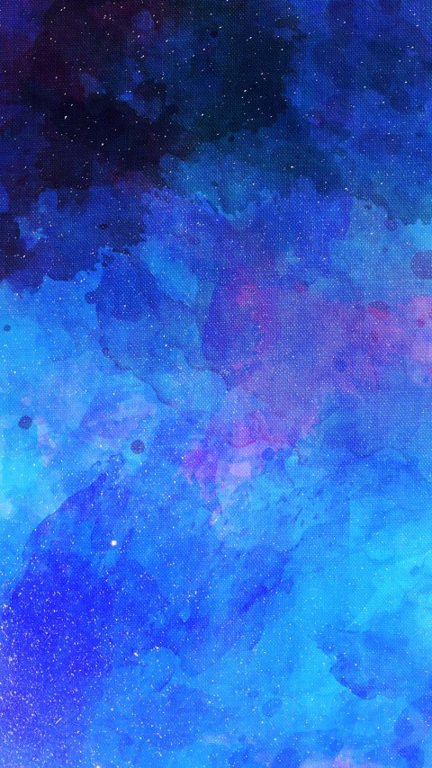4k Phone Underwater Oil Paint Wallpaper
