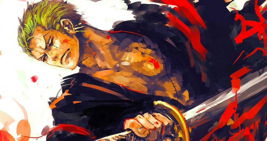 4K Roronoa Zorro One Piece Artwork Wallpaper