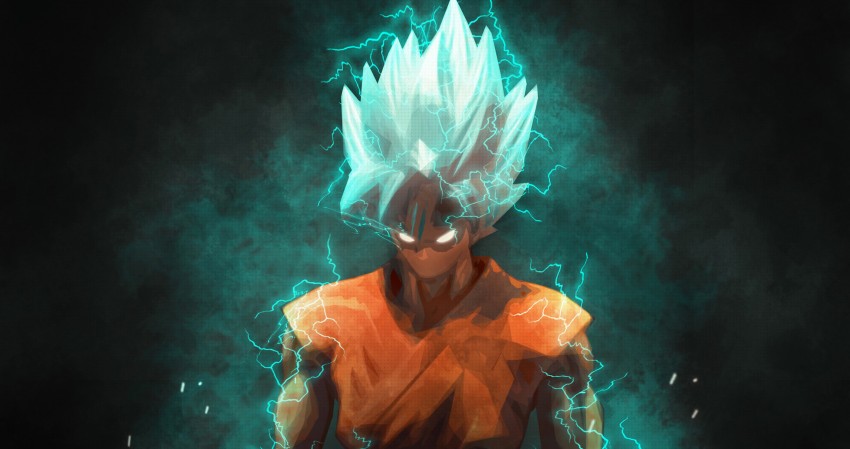 4K Saiyan God Dragon Ball Z Artwork Wallpaper