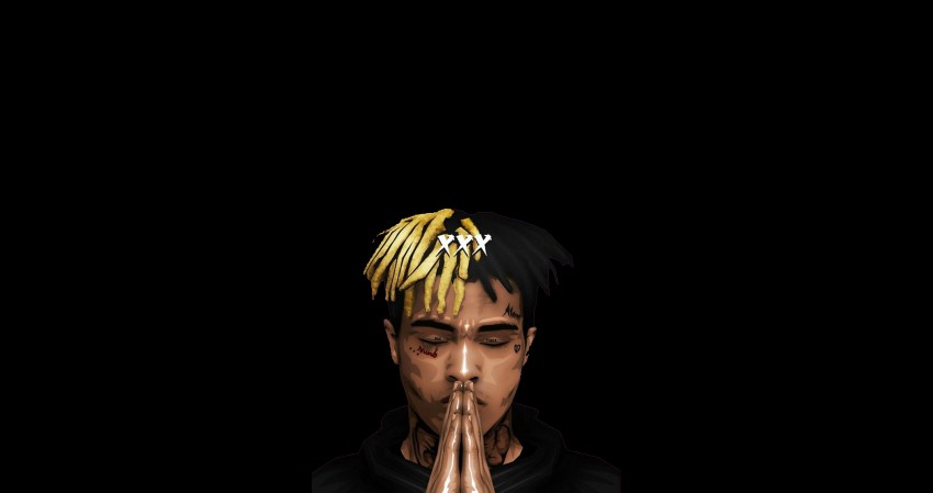 4K XXXTentacion Black Wallpaper