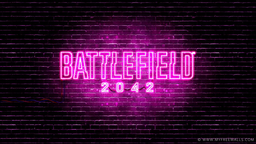 8K Pink Battlefield 2042 Wallpaper Background