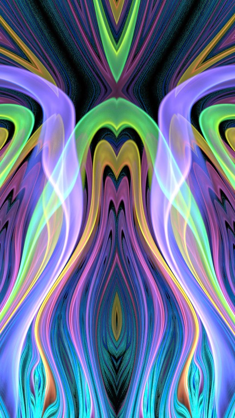 Artistic Horn Pattern 4k Phone Wallpaper