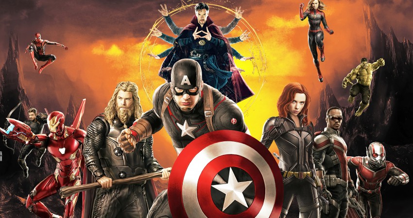 Avengers Superheroes Poster 4K Wallpaper