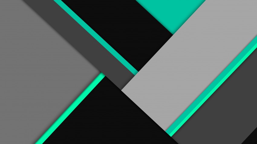 Black Green Geometry 5K Wallpaper Background