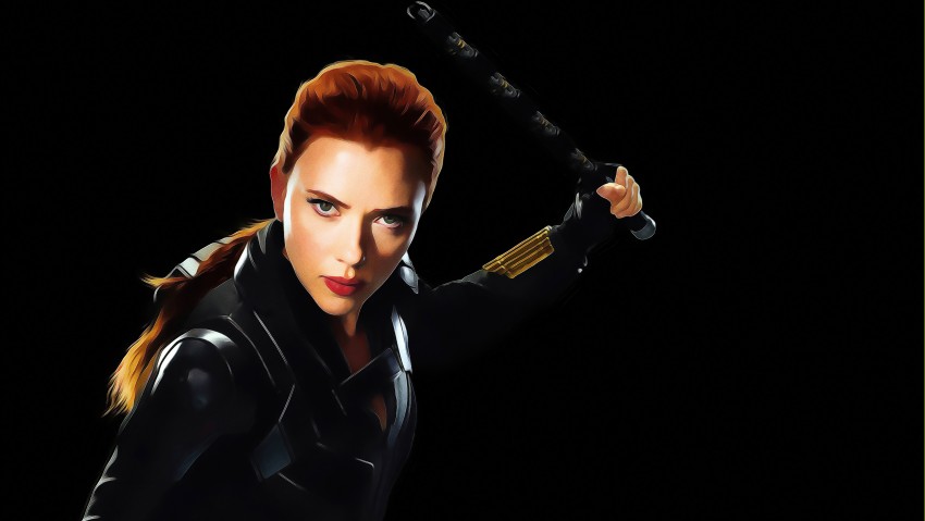 Black Widow Scarlett Johansson 5K Wallpaper