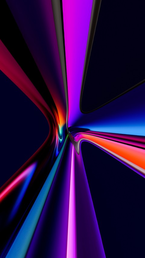 Blended Color Glass Wallpaper For Phone