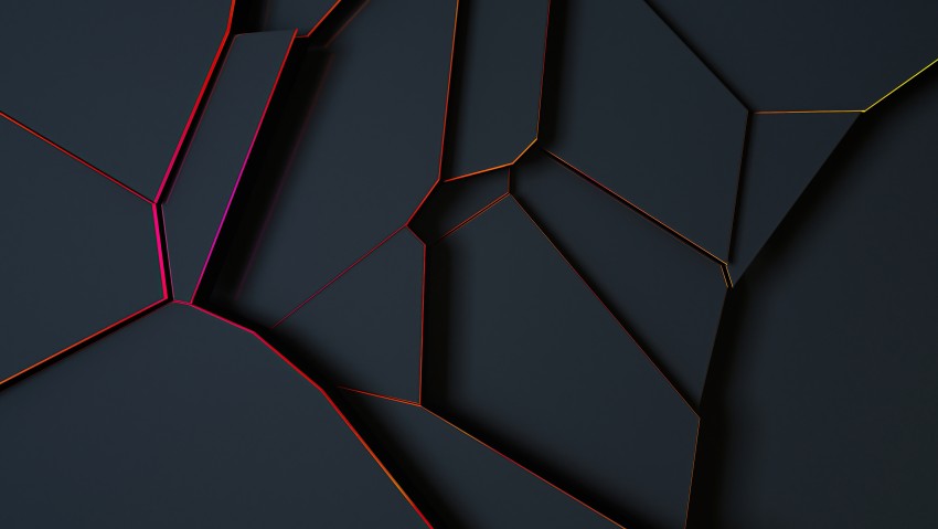 Broken Red Crack 5K Wallpaper Background