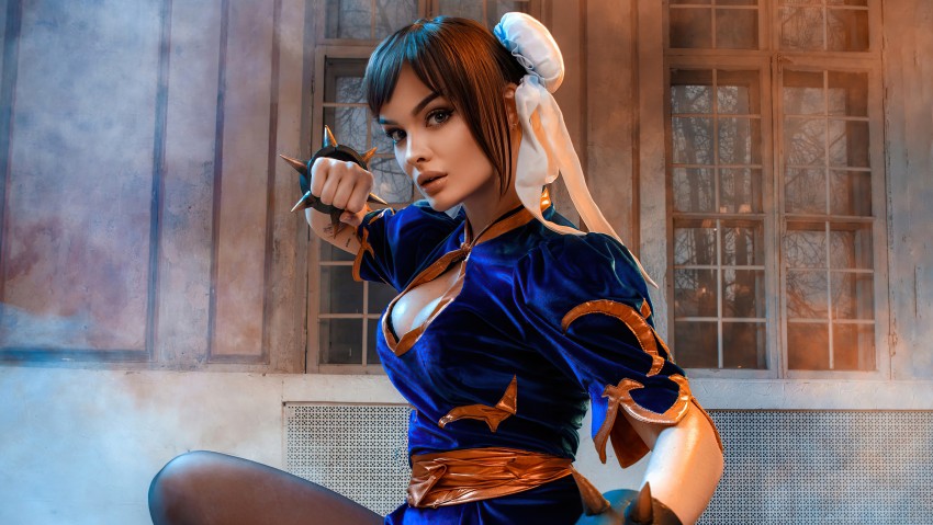 Chun Li Street Fighter 8K Wallpaper