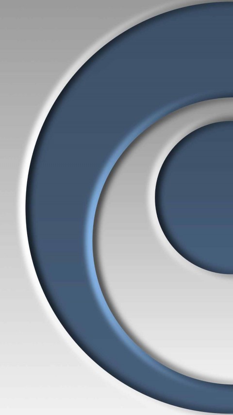 Contemporary Metallic Circle Wallpaper Mobile