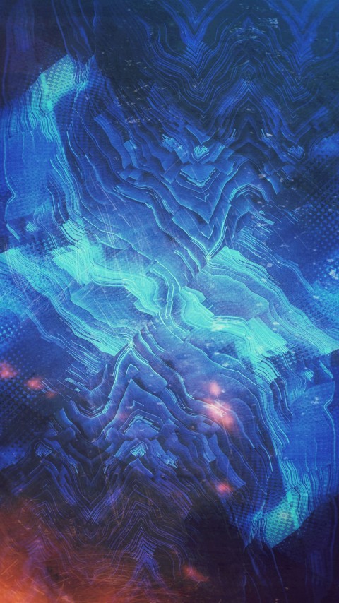 Dailies Blue Galaxy Wallpaper Phone