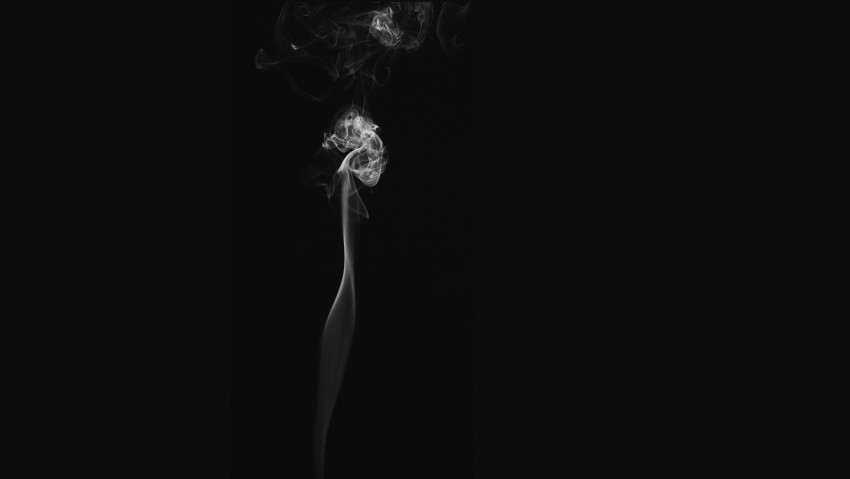 Dark Cigarette Smoke 5K Wallpaper