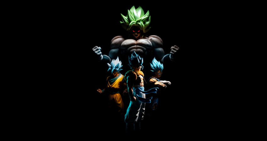 Dark Dragon Ball Z Characters 4K Wallpaper