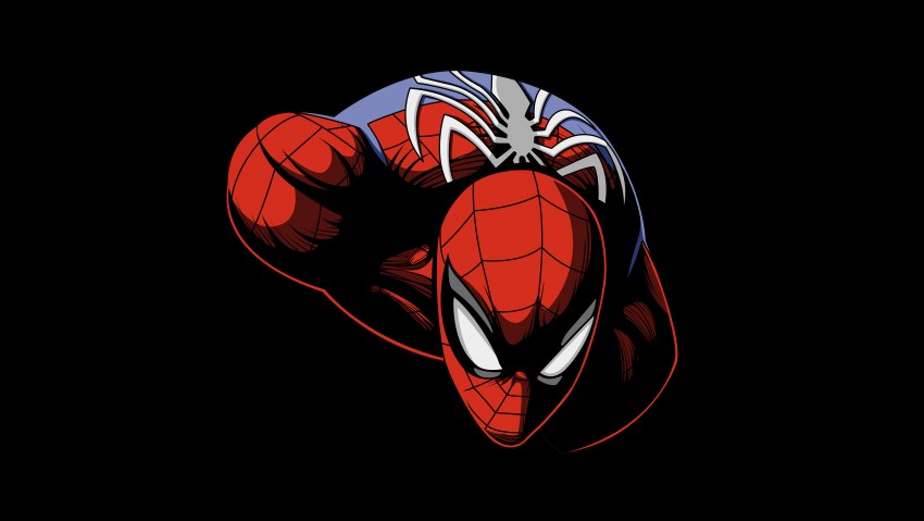 Dark Spiderman Oled Superhero 5K Wallpaper