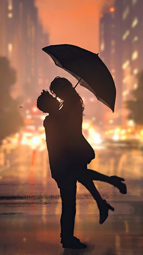 Download Only You In Rain 4K Wallpaper Mobile