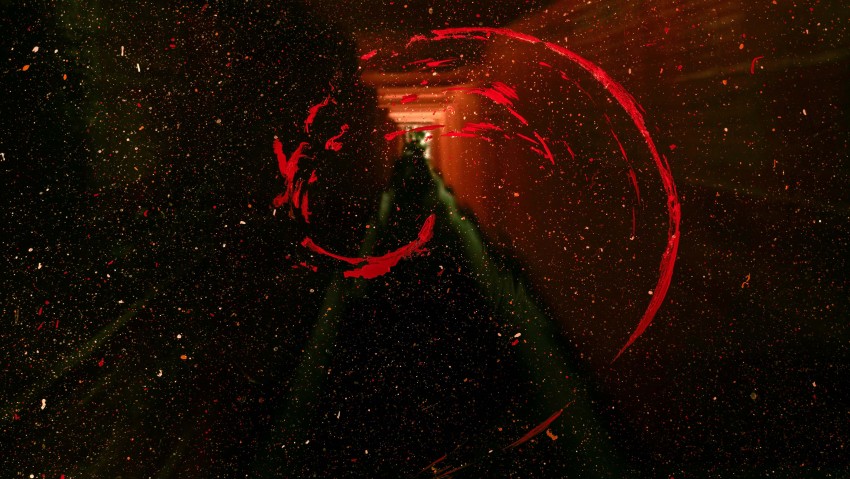 Fire Red Spiral HD Background