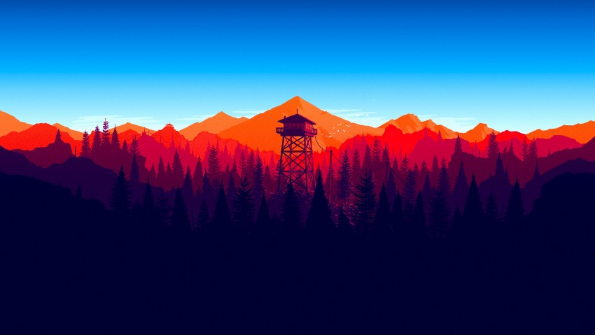 Firewatch 5K Wallpaper