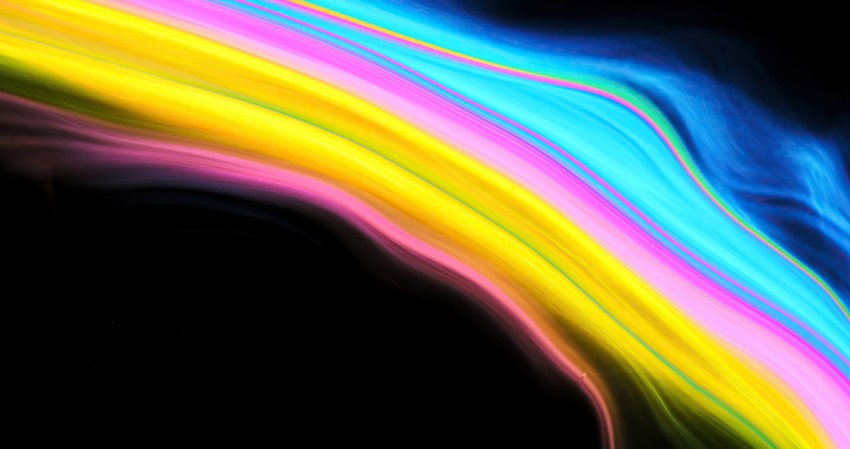 Fluid Rainbow Color HD Wallpaper