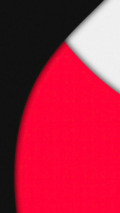 Free Haft Circle Red Wallpaper For Mobile