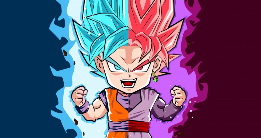 Goku Chibi Dragon Ball Z 4K Wallpaper