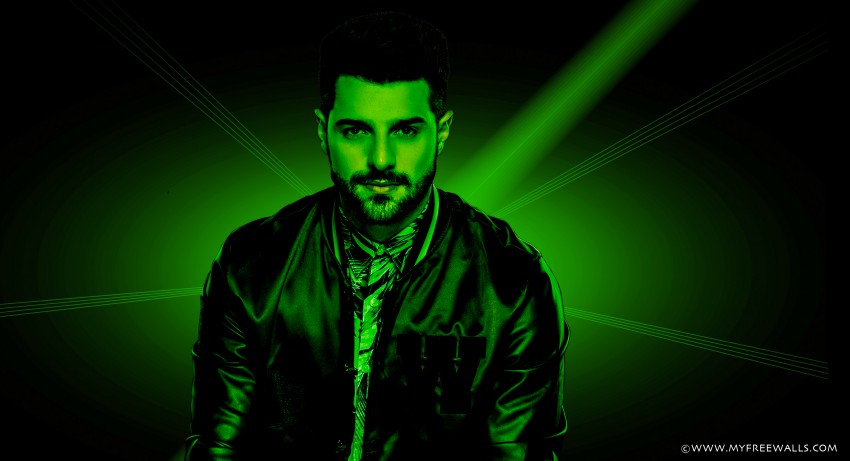 Green DJ Alok HD Wallpaper Background