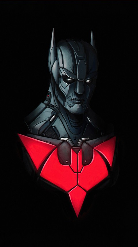 HD Batman Beyond Dark Phone Wallpaper
