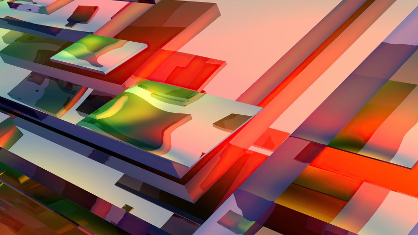 HD Blockpop Layer Picture Wallpaper Background