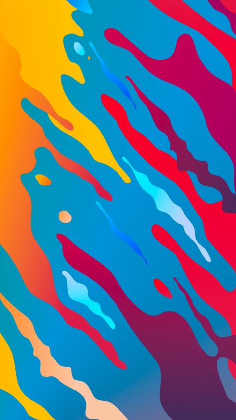 HD Colorful Fire Universe Mobile Wallpaper