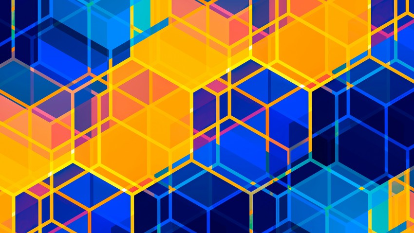 HD Hexa Sunset Picture Wallpaper Background