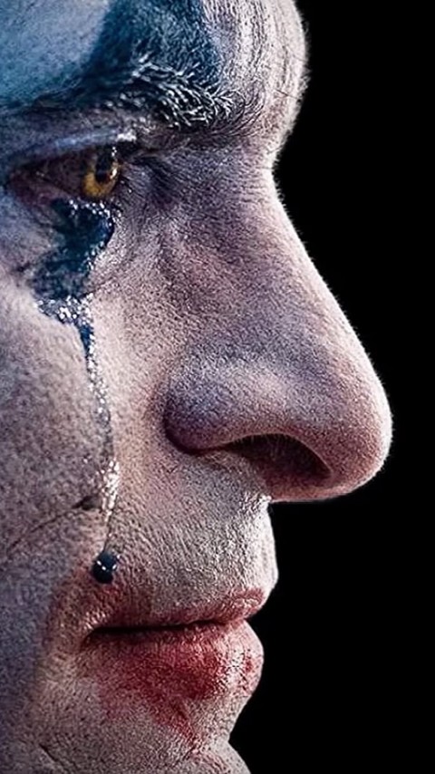 HD Joker Face Side View Phone Wallpaper