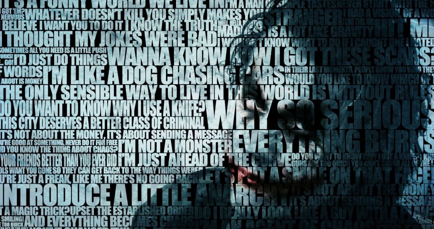 HD The Dark Knight Joker Quotes Wallpaper
