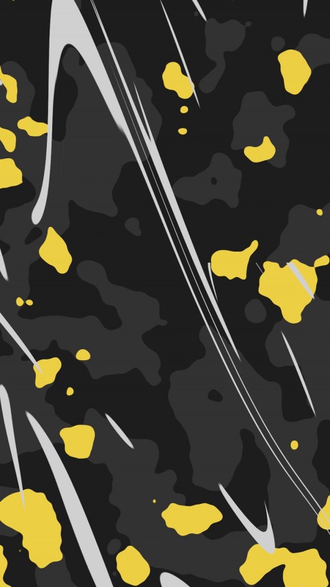 HD Yellow Splash Back Mobile Wallpaper