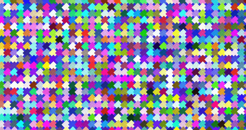 Hologram Puzzle Geometry HD Background