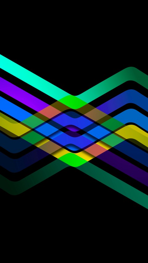 Intersection Lines Geometry Wallpaper For Phone