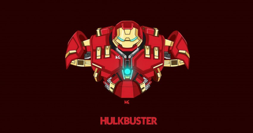 Invincible Iron Man buster HD Background