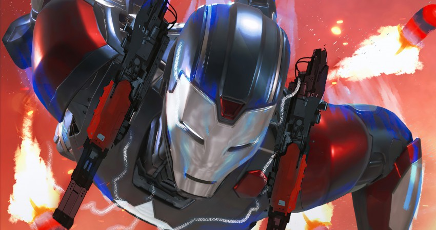Iron Patriot Digital Art HD Wallpaper