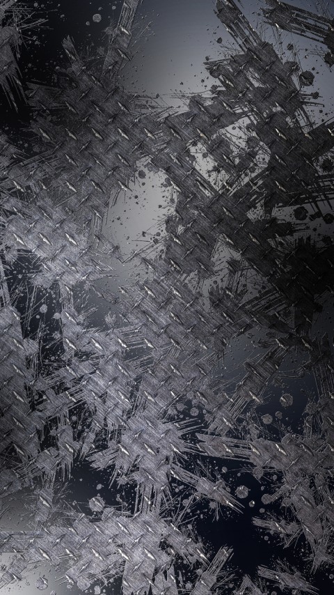 Metallic Grey Dust Splash Wallpaper For Phone