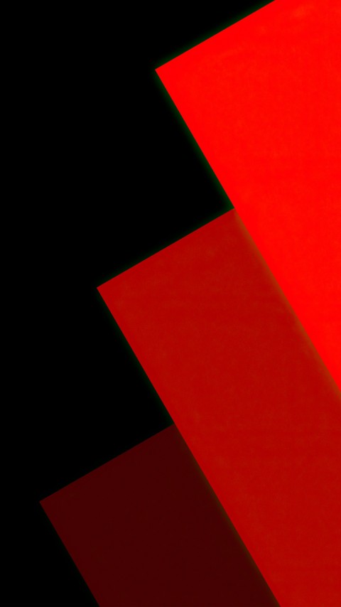 Minimal Red Layer Mobile Wallpaper