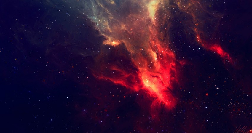 Nebula Space Stars 4K Wallpaper