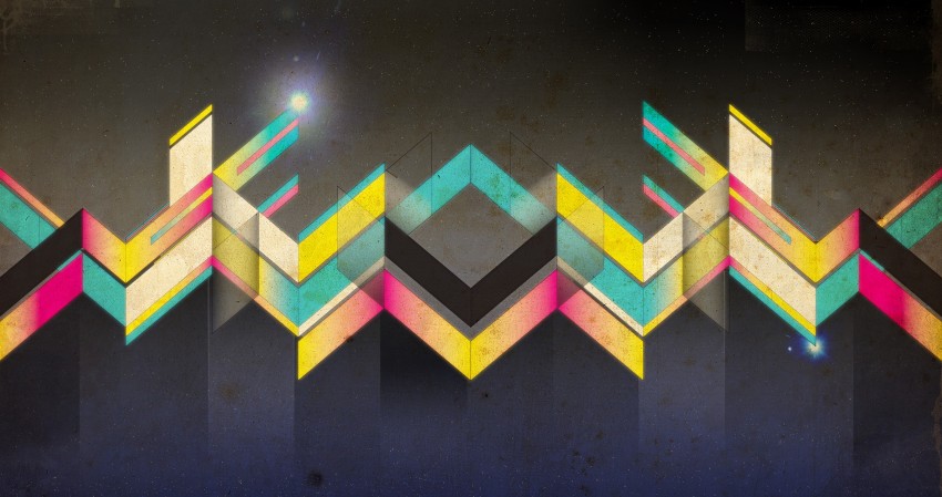 Nordic Space Polygon Picture Background
