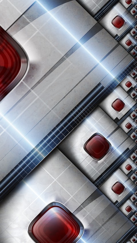 Outer Space Shapes Mobile Wallpaper