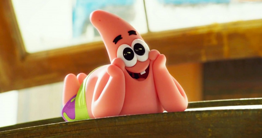 Patrick Star From Spongebob Movie 4K Wallpaper