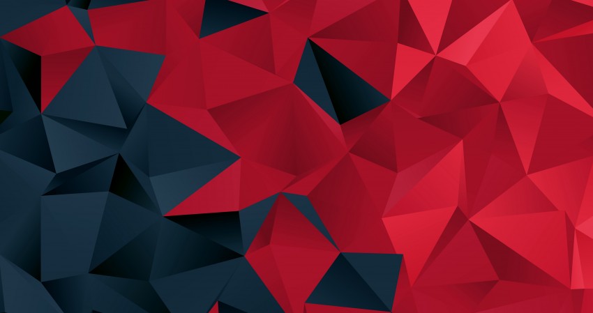Polygon Black and Red HD Background