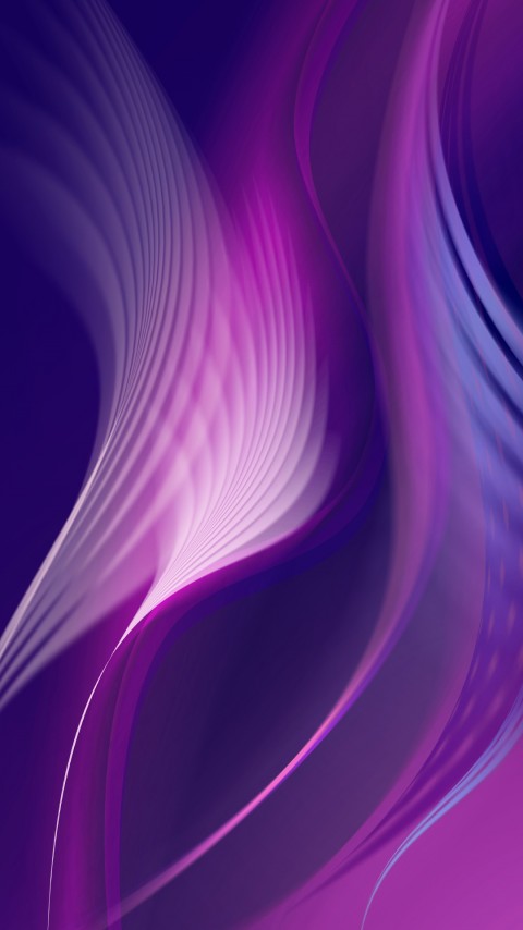 Purple Wave Strikes Mobile Wallpaper