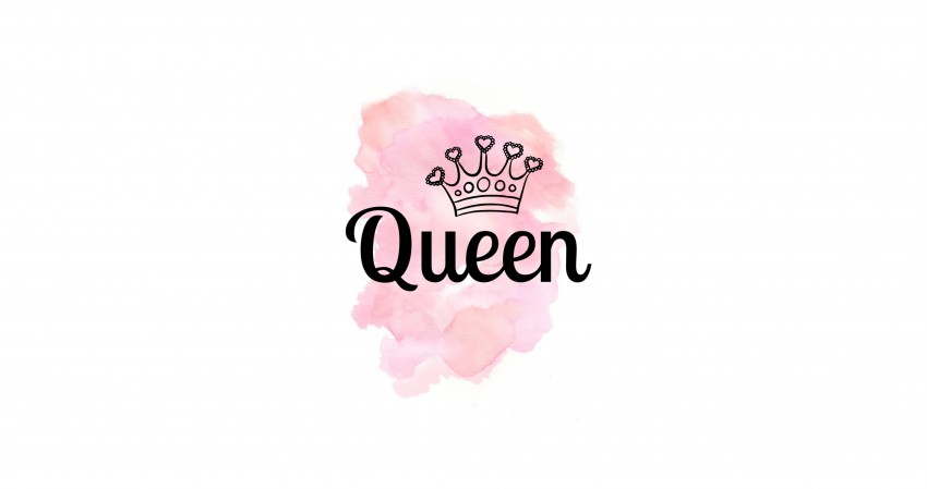Queen Pink Watercolor 4K Wallpaper