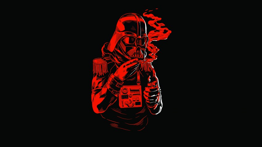 Red Dark Star Wars 8K Wallpaper