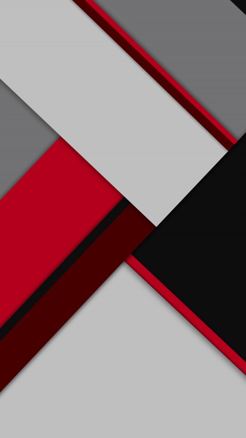 Red Gray Geometry Phone Wallpaper