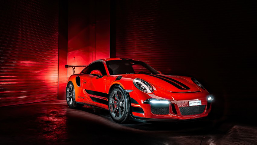 Red Porsche GT3RS 5K Wallpaper