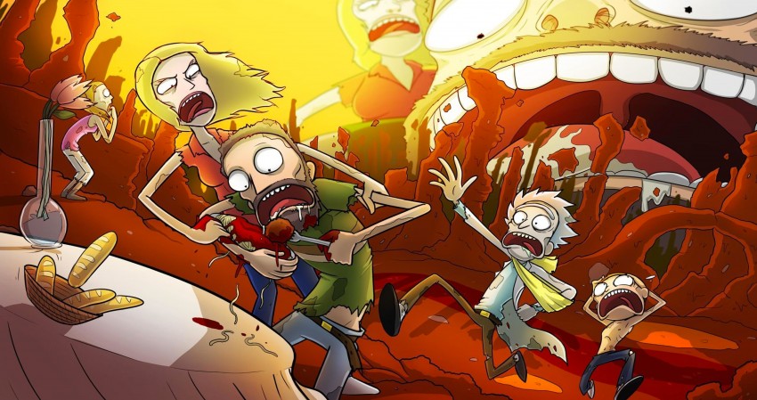 Rick And Morty Smith 4K Background