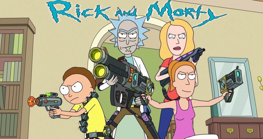 Rick, Morty, Beth And Summer 4K Wallpaper